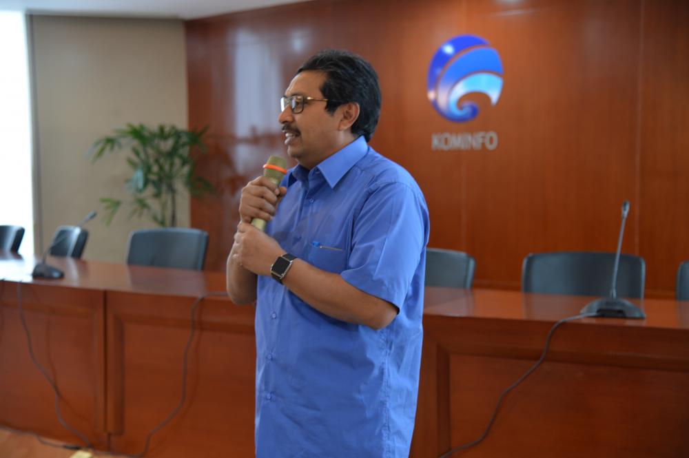 Dirjen dalam acara Sosialisasi SdOC