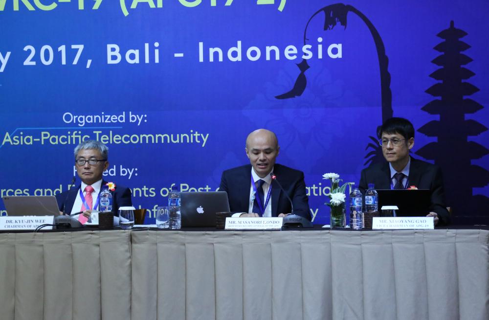 Deputi Sekjen APT Masanori Kondo  menutup APG19-2.Kondo mengucapkan terima kasih kepada seluruh delegasi, partisipan, serta Kementerian Komunikasi dan Informatika Indonesia selaku tuan rumah kegiatan pertemuan kedua APG19 (21/7)