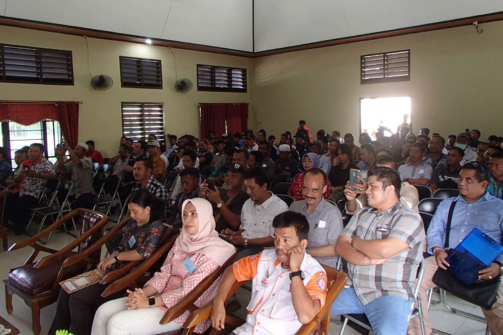 Para peserta UNAR di Kalimantan Tengah yang diselenggarakan Balmon Kelas II Palangkaraya di Kota Palangkaraya dan Buntok pada 21-22 Juli 2018.