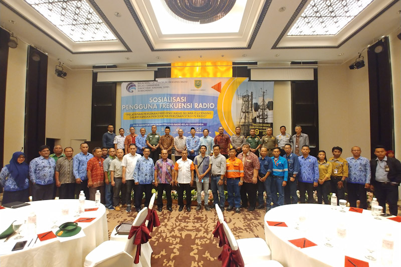 Sosialisasi penggunaan spektrum frekuensi radio dan perangkat telekomunikasi yang diselenggarakan Balmon Samarinda, di Kabupaten Berau, Kamis (29/11/2018) lalu.