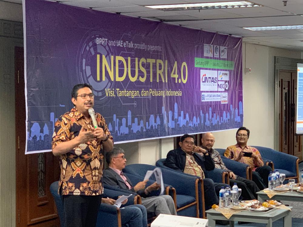 Dirjen SDPPI Ismail menjadi salah satu narasumber dalam acara yang diselenggarakan BPPT bekerja sama dengan Ikatan Alumni Elektro ITB pada Rabu (27/3/2019).