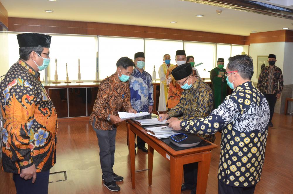 Dirjen SDPPI melantik 86 pejabat fungsional di lingkungan Ditjen SDPPI pada Senin (29-06-2020).