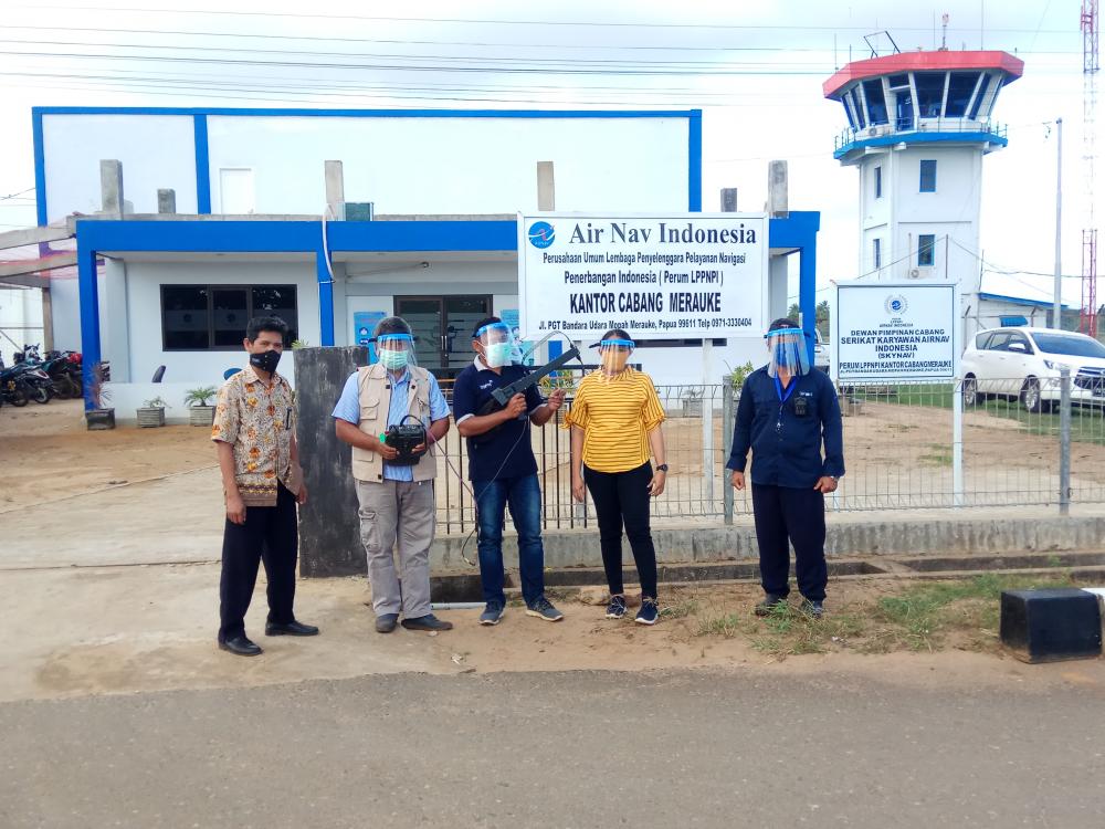 Balmon Merauke tetap melaksanakan penanganan gangguan spektrum frekuensi radio dengan mengedepankan Protokol Kesehatan, walaupun Provinsi Papua dalam masa Pembatasan Sosial Diperluas dan Diperketat (PSDD), 