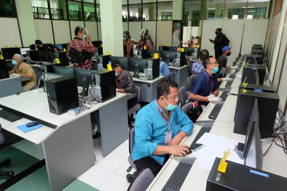 Peserta UNAR  berasal dari wilayah DIY dan Jawa Tengah, serta satu orang dari Jambi (12/07/2020).