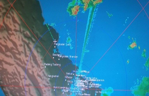 Gangguan Radar BMKG di Sumatra