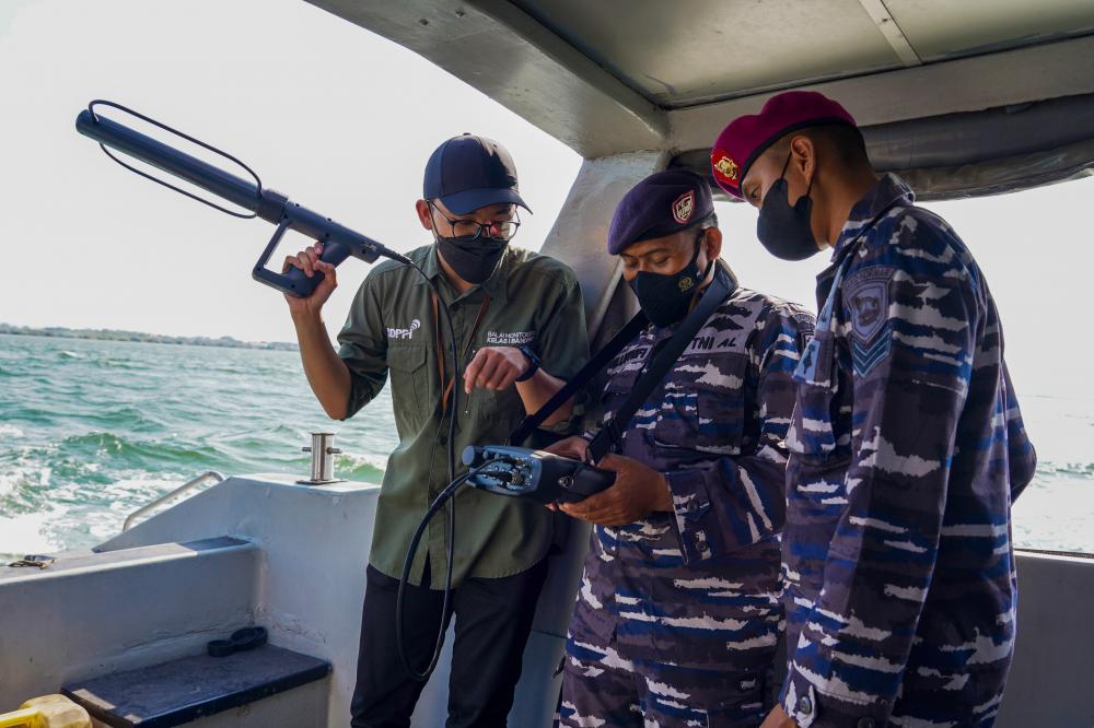 Tim Penertiban Nasional  Tertibkan Penggunaan Radio Maritim