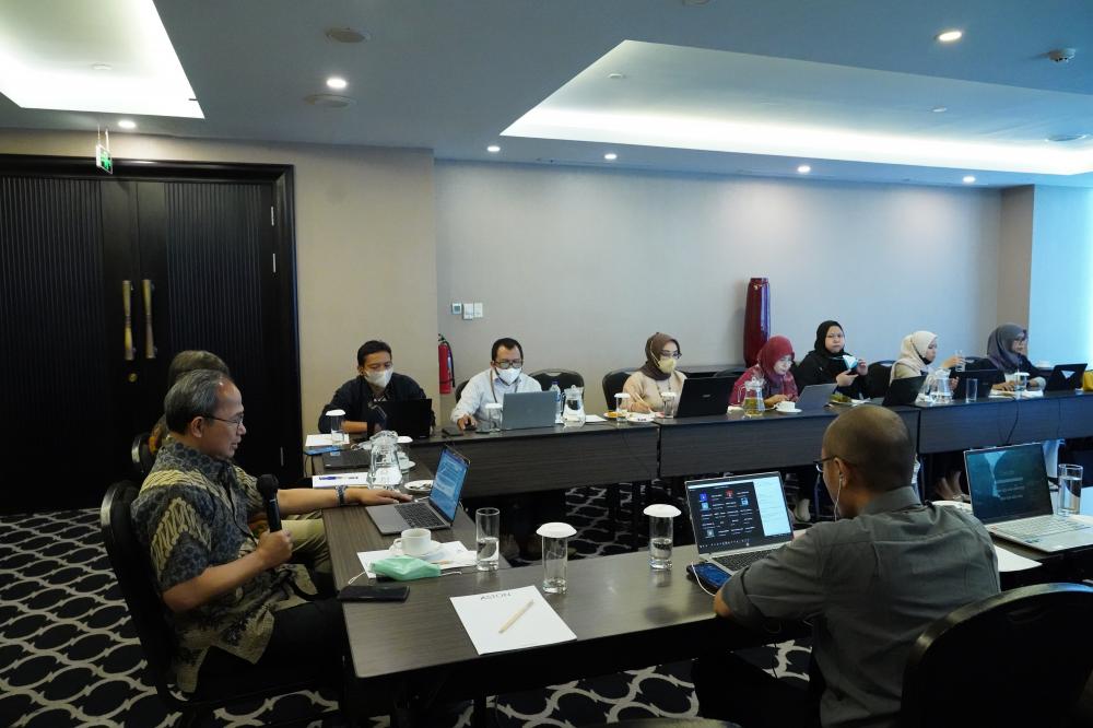 Direktur Standardisasi PPI membuka kegiatan Forum Diskusi Balai Uji 2022, yang diselenggarakan di Jakarta, Kamis (15/12/2022). 