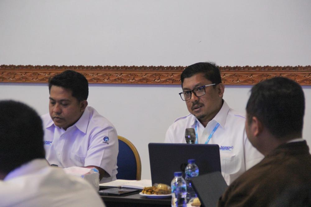Kepala Balmon SFR Kelas I Denpasar, Zainullah Manan saat membuka  Penyusunan Standar Pelayanan. Senin (12/08/2023).