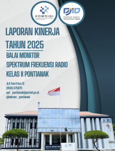Laporan Kinerja Balai Monitor Spektrum Frekuensi Radio Kelas II Pontianak