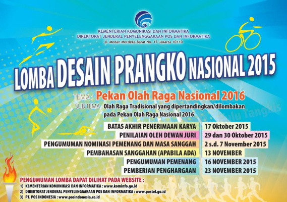 Ilustrasi: Nominasi Pemenang Lomba Desain Prangko Nasional Tahun 2015