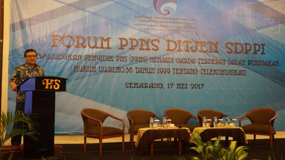 Ilustrasi: Direktur Pengendalian SDPPI membuka acara