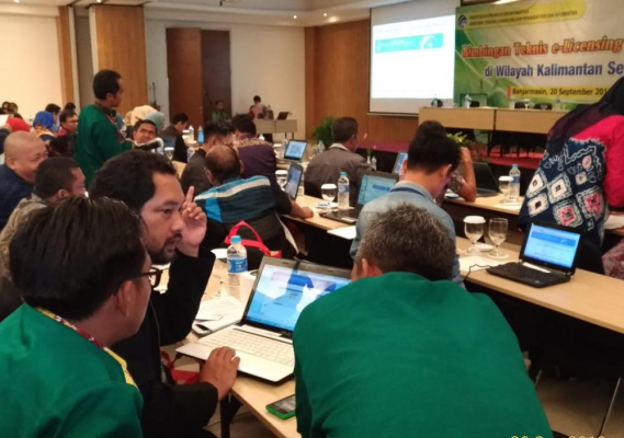 Ilustrasi: Kegiatan Bimbingan Teknis e-Licensing Penyiaran di Banjarmasin, Kalimantan Selatan.