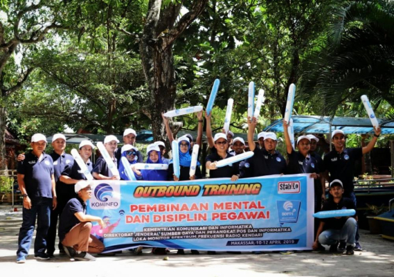 Ilustrasi: Loka Monitor Spektrum Frekuensi Radio Kendari (Lokmon SFR Kendari), telah dilaksanakan kegiatan outbound training pada tanggal 10 – 12 April 2019 di Wisata Pantai Galesong Kabupaten Gowa