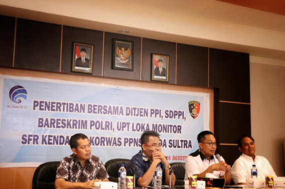 Ilustrasi: Loka Kendari Gelar Perkara Penertiban Lima Penyelenggara TV Kabel. Kendari (14/8)