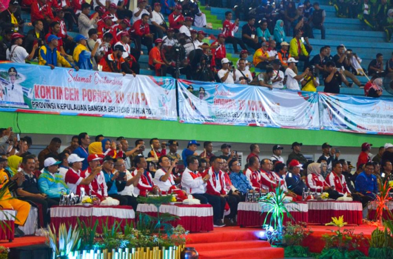 Ilustrasi: Pembukaan Pornas Korpri dihadiri Menteri Pendayagunaan Aparatur negara dan Reformasi Birokrasi (PANRB) Tjahjo Kumolo di di GOR Sahabuddin, Senin (11/11/2019).