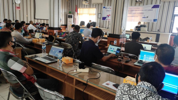 Ilustrasi: UNAR CAT Reguler Keempat Tahun 2020 dilaksanakan  pada 10 September 2020  di Kantor Walikota Gunungsitoli. Kegiatan  secara resmi dibuka  Walikota Gunungsitoli Ir Lakhomizaro Zebua.