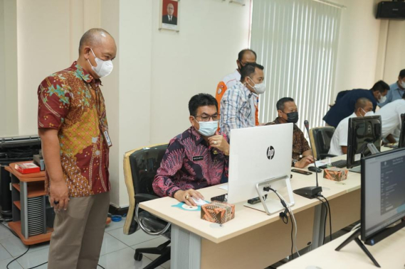 Ilustrasi: Sekretaris Daerah Provinsi Kepulauan Bangka Belitung, Naziarto, menjadi salah satu peserta UNAR yang dilaksanakan Kamis (12/08/2021).