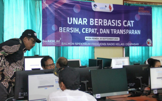 Ilustrasi: Kabalmon Spekfrekrad Kelas I Denpasar Zainullah Manan saat meninjau UNAR CAT Nonreguler IV di  Pulau Nusa Penida Kabupaten Klungkung-Bali, Kamis  (25/9/2022)