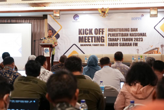 Ilustrasi: Direktur Pengendalian Sabirin Mochtar memberi arahan terkait Peneriban Nasional, Selasa (07/03/2023).