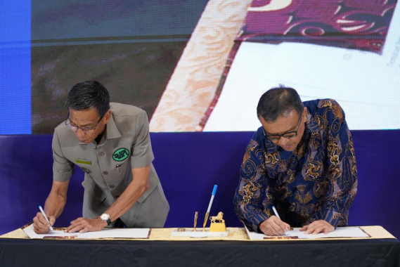Ilustrasi: Perjanjian Kerja Sama ditandatangani oleh Direktur Operasi Sumber Daya Dwi Handoko dan Ketua Umum RAPI Nasional Riza Fachrial.
