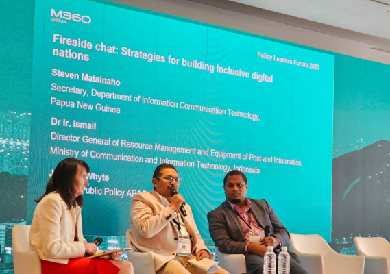 Ilustrasi: Dirjen SDPPI Ismail menjadi pembicara di M360 GSMA Asia Pasific (APAC) Policy Leaders Forum yang diselenggarakan di Seoul, Korea Selatan tanggal 7-8 September 2023.