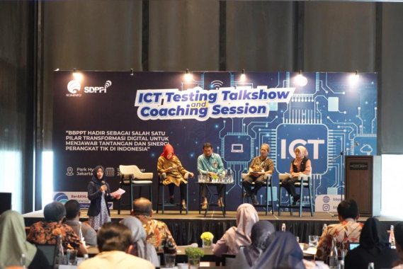 Ilustrasi: “Pentingnya Transformasi Digital dan Sertifikasi Perangkat Telekomunikasi bagi Industri di Sektor Manufaktur” dijelaskan oleh Mareta Pratiwi selaku Executive Secretary of PIDI 4.0  dalam kegiatan ICT Testing Talkshow and Coaching Session, Selasa (12/12/23)