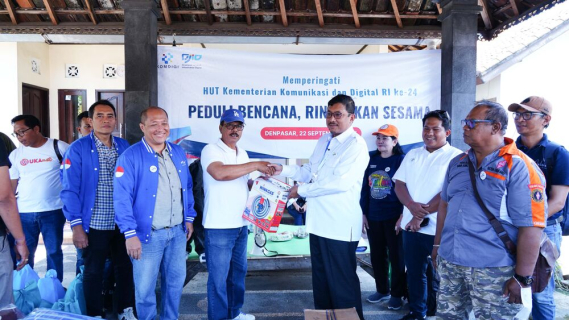 Ilustrasi: Semarakan HUT Komdigi dengan Berbagi, Komdigi Salurkan Bantuan untuk Korban Banjir Bali